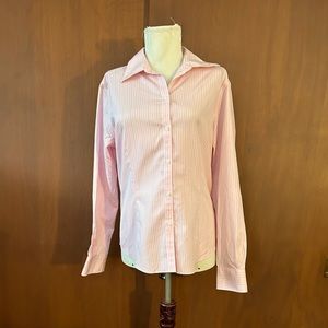 Brooks Brothers Pink Striped Blouse